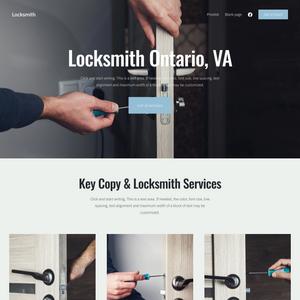 webová šablona pro Locksmith