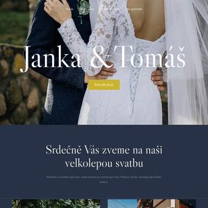 Šablona svatebního webu